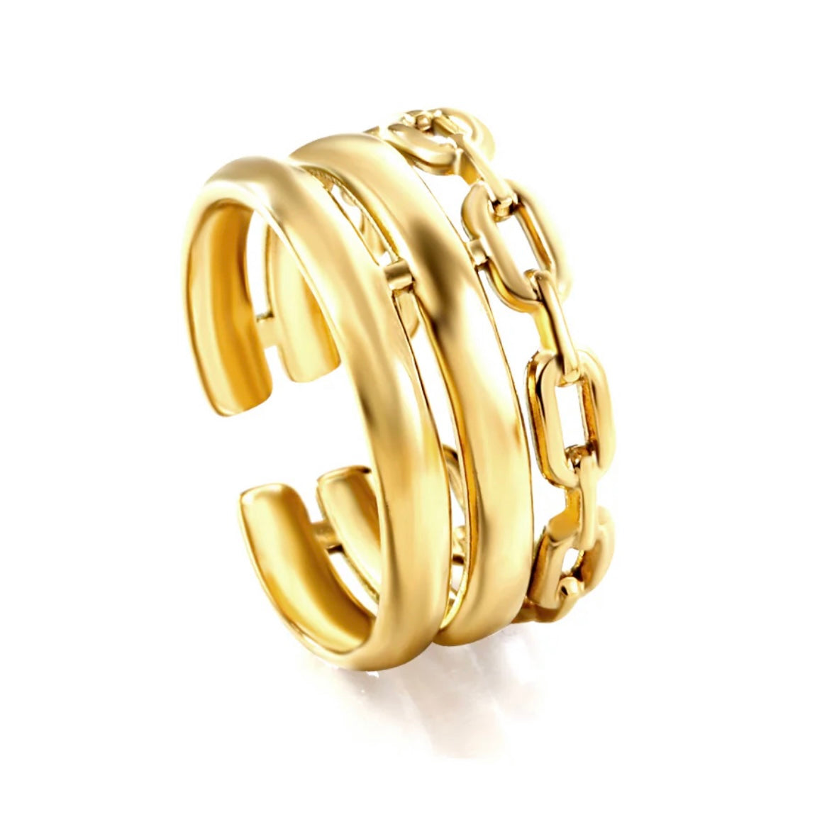 Multi Stack Ring (Gold)