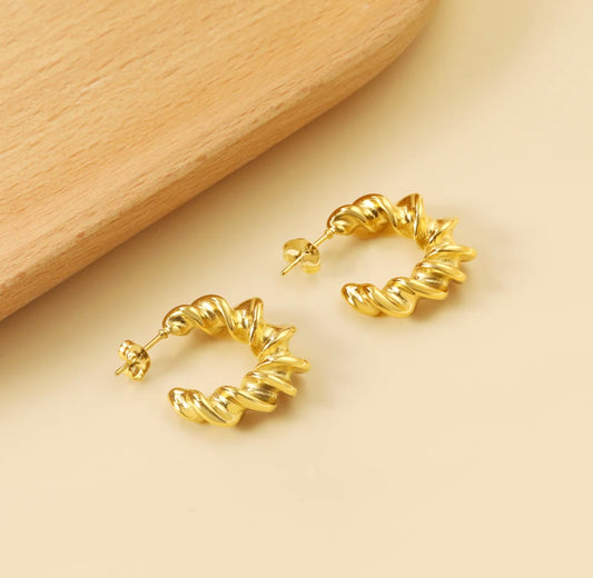 Aurelia Spiral Hoops