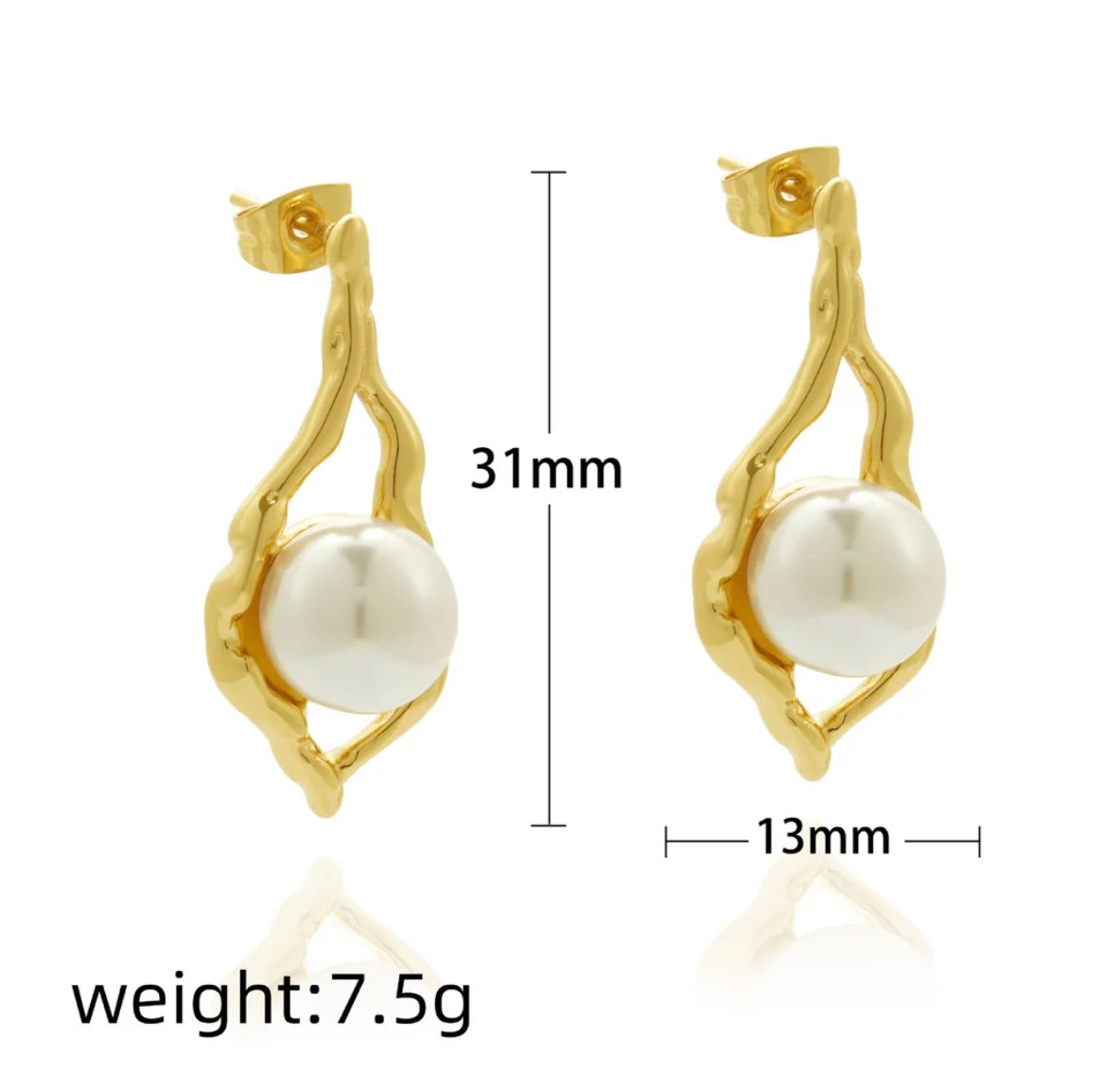 Opaline Pearl Earrings