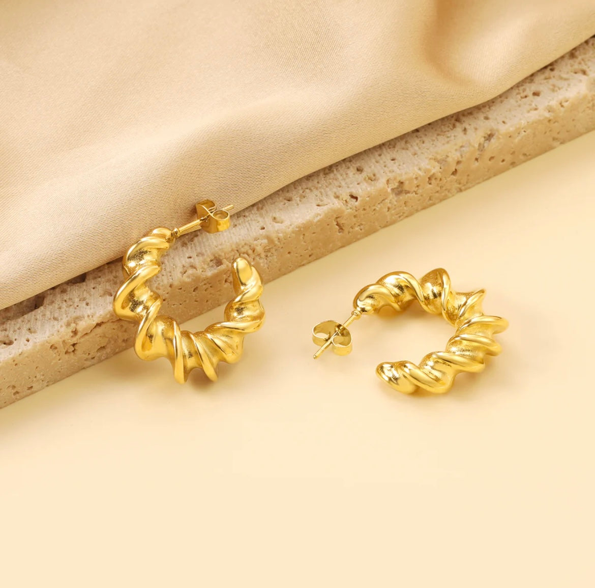 Aurelia Spiral Hoops