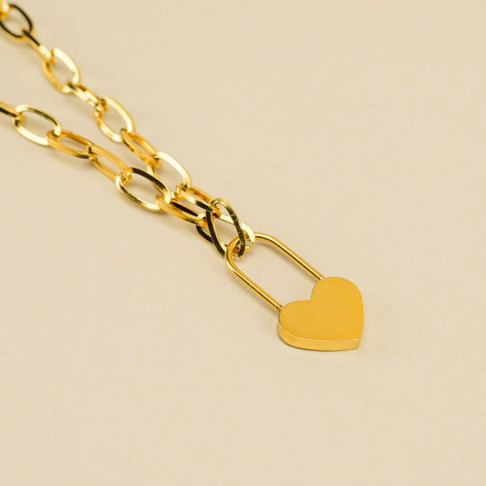 Lock Heart Necklace